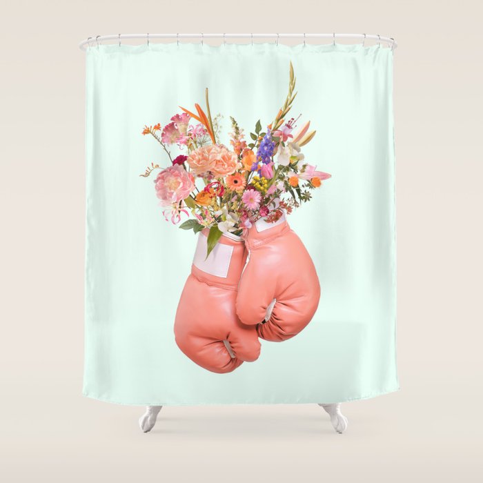 FLOWER POWER Shower Curtain Gallery Image 1