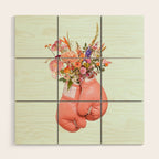 FLOWER POWER Wood Wall Art Gallery Image 1