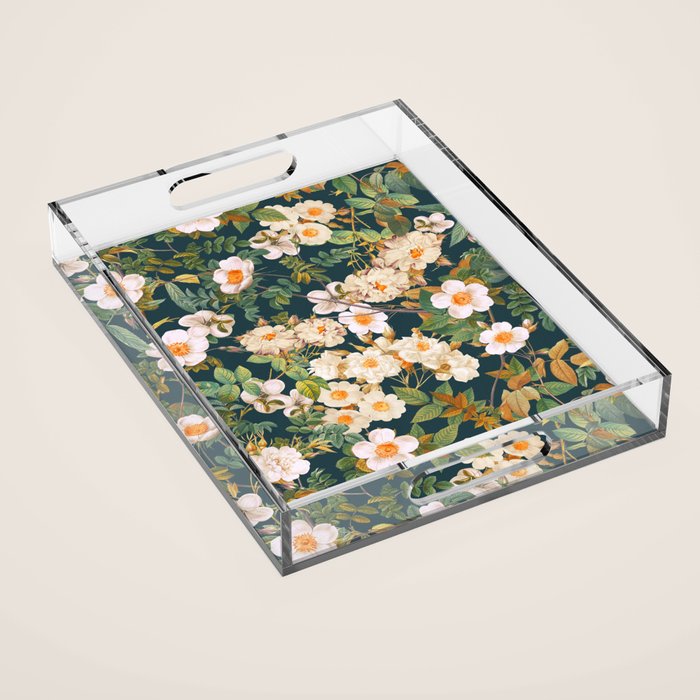 Flower Vintage Garden VI Acrylic Tray Gallery Image 1