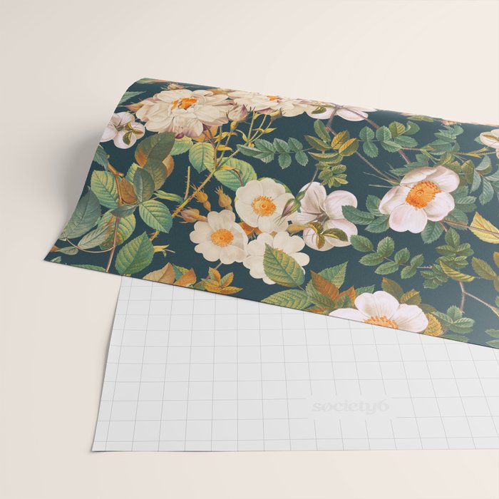 Flower Vintage Garden VI Wrapping Paper Gallery Image 2