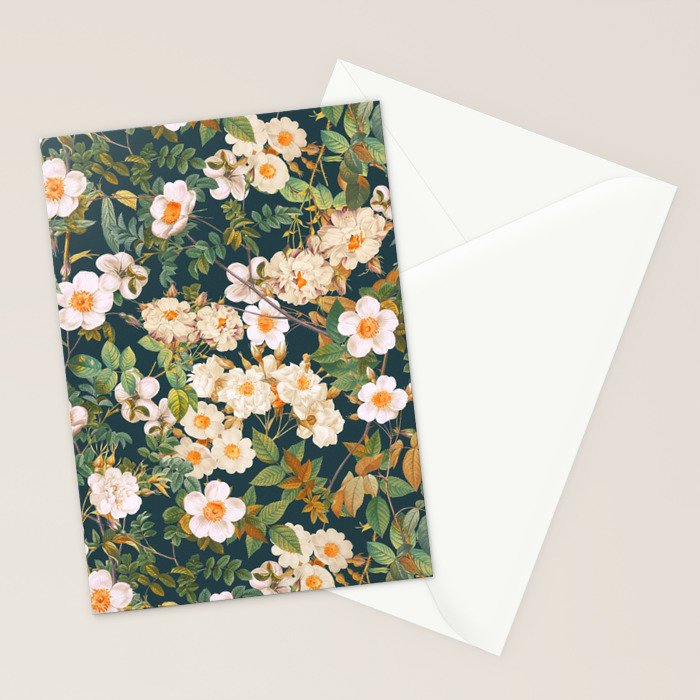 Flower Vintage Garden VI Stationery Card Gallery Image 2