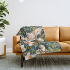 Flower Vintage Garden VI Throw Blanket Gallery Image 1