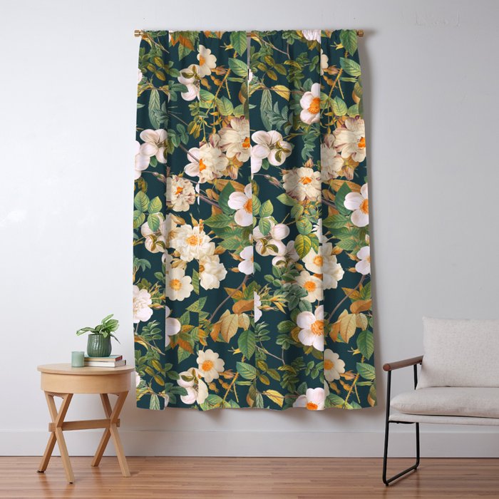 Flower Vintage Garden VI Window Curtain Gallery Image 1