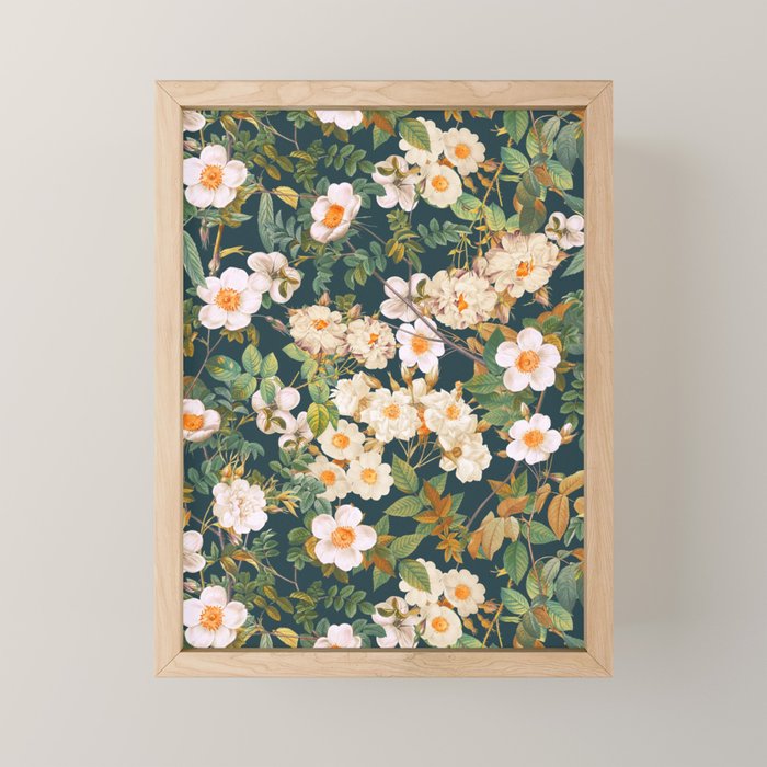 Flower Vintage Garden VI Mini Art Print Gallery Image 1