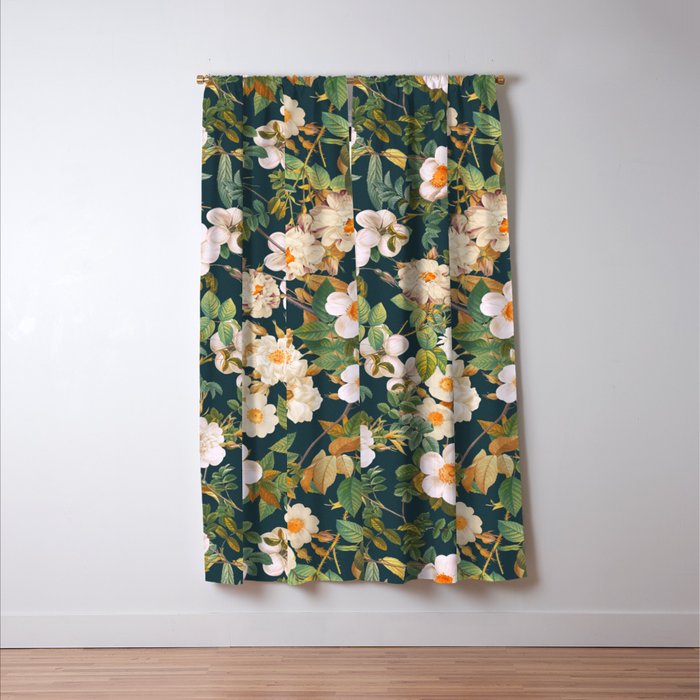 Flower Vintage Garden VI Window Curtain Gallery Image 3
