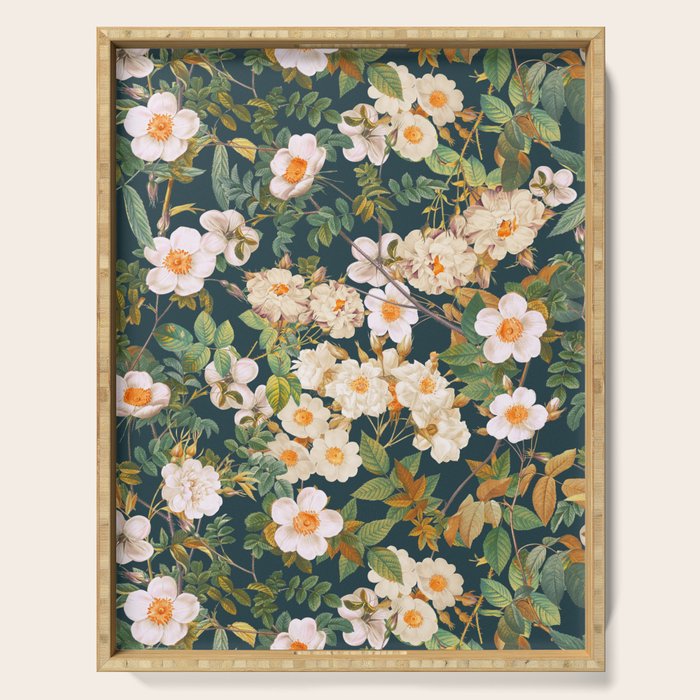 Flower Vintage Garden VI Serving Tray Gallery Image 1