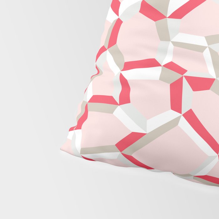 City life connections pearl pink Pillow Sham Gallery Image 4