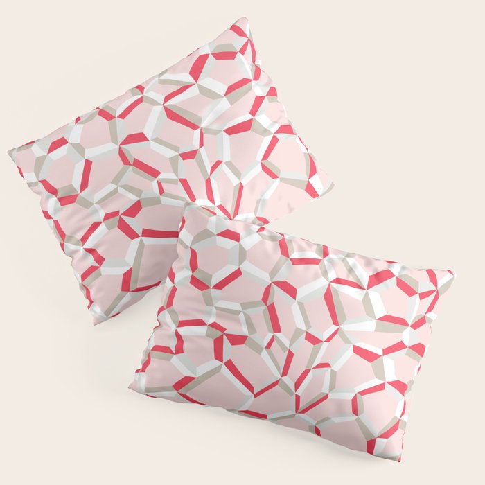 City life connections pearl pink Pillow Sham Gallery Image 3