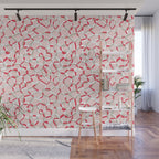 City life connections pearl pink Wall Mural Gallery Image 1