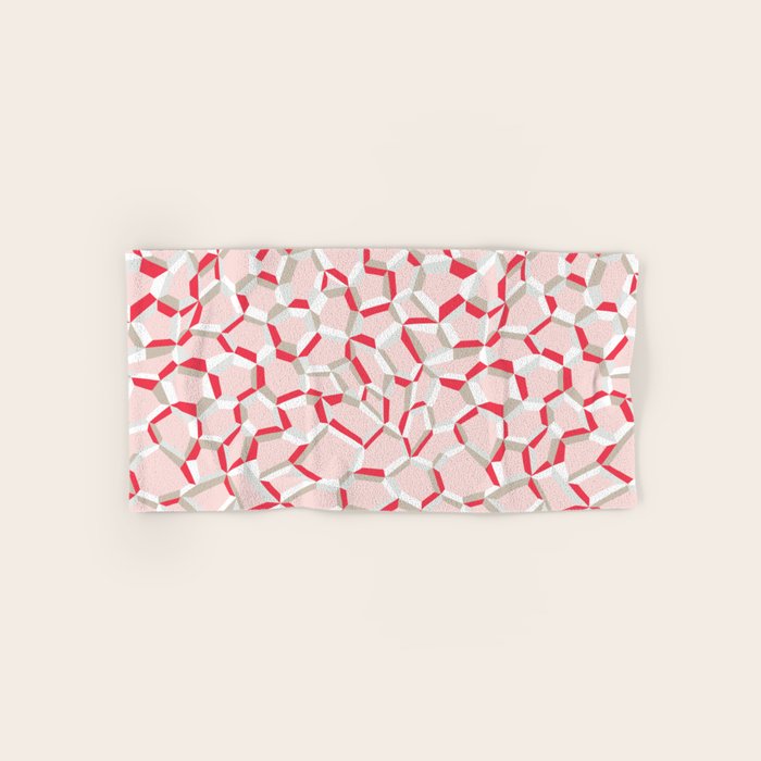 City life connections pearl pink Bath Towel Gallery Image 1