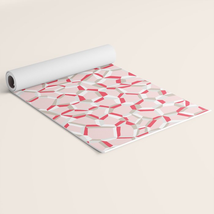 City life connections pearl pink Yoga Mat Gallery Image 2