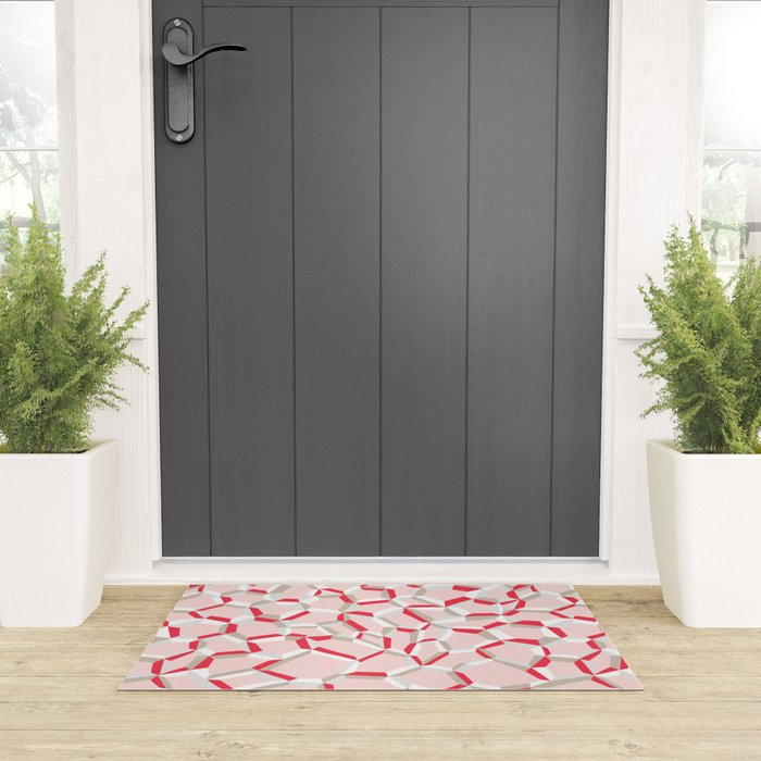 City life connections pearl pink Welcome Mat Gallery Image 3