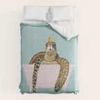 Sea Turtle in Bathtub Comforter Gallery Image 6