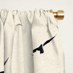 minimal collage/ landscape flower Window Curtain Gallery Image 2