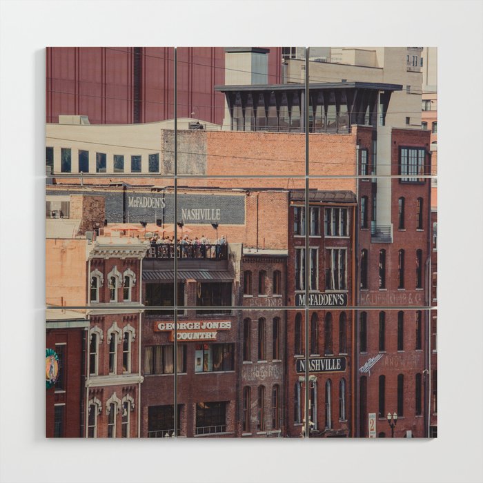 Nashville Riverfront Wood Wall Art Gallery Image 1