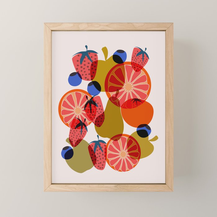 TuttiFrutti Mini Art Print Gallery Image 1