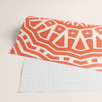 Red Sun Mandala Wrapping Paper Gallery Image 2