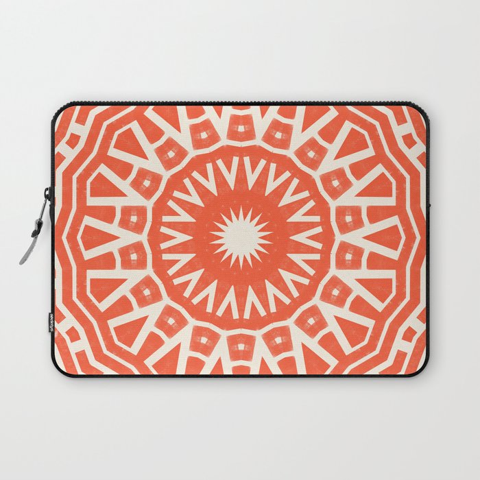 Red Sun Mandala Laptop Sleeve