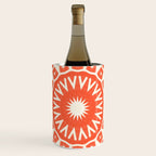 Red Sun Mandala Wine Chiller Gallery Image 1