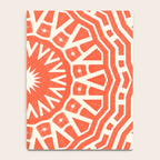 Red Sun Mandala Notebook Gallery Image 4