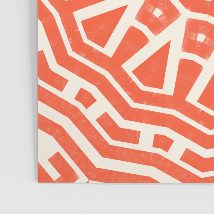 Red Sun Mandala Poster Gallery Image 3
