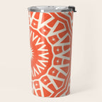 Red Sun Mandala Travel Mug Gallery Image 2