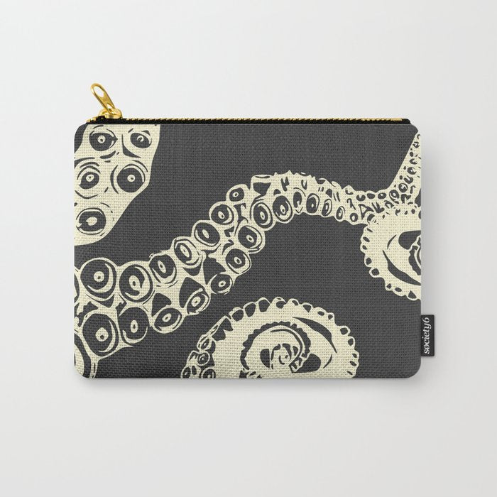 Vintage sea monster Carry All Pouch Gallery Image 1
