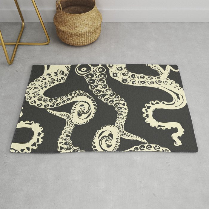 Vintage sea monster Rug Gallery Image 1