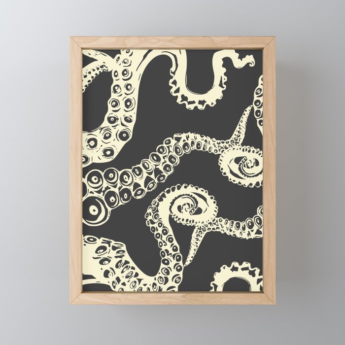 Vintage sea monster Mini Art Print Gallery Image 1