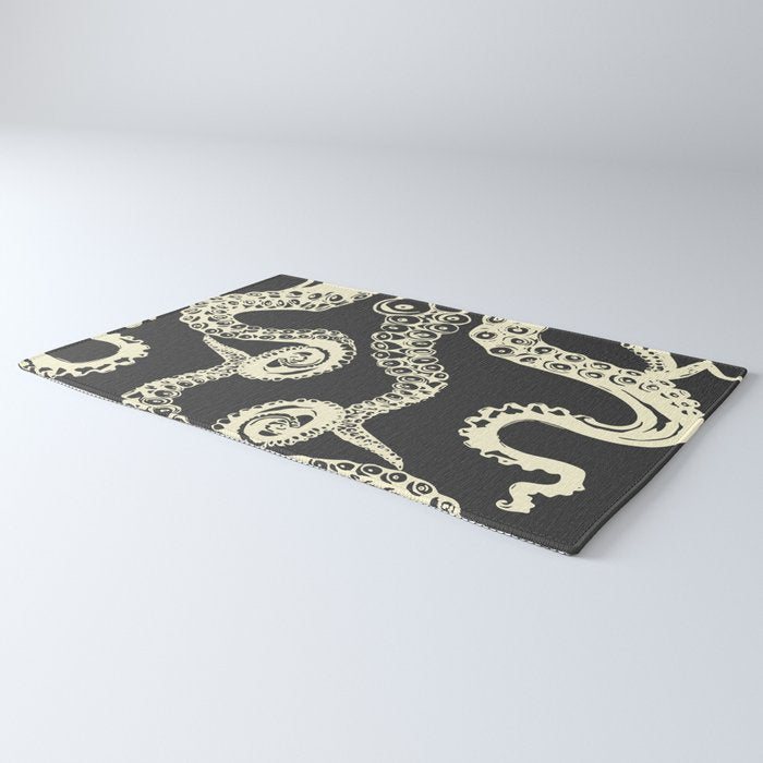 Vintage sea monster Rug Gallery Image 3