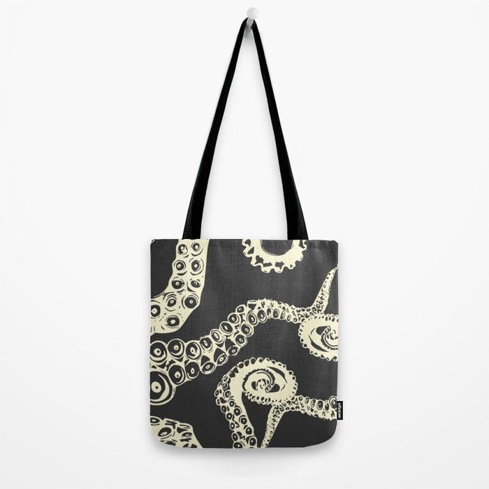 Vintage sea monster Tote Bag Gallery Image 2