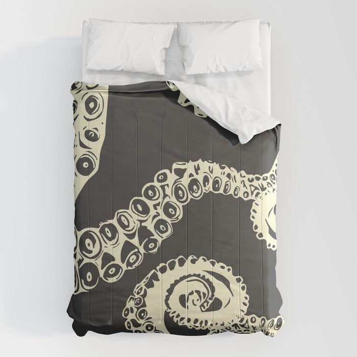 Vintage sea monster Comforter Gallery Image 1