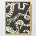 Vintage sea monster Serving Tray Gallery Image 1