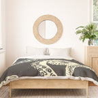 Vintage sea monster Duvet Cover Gallery Image 3
