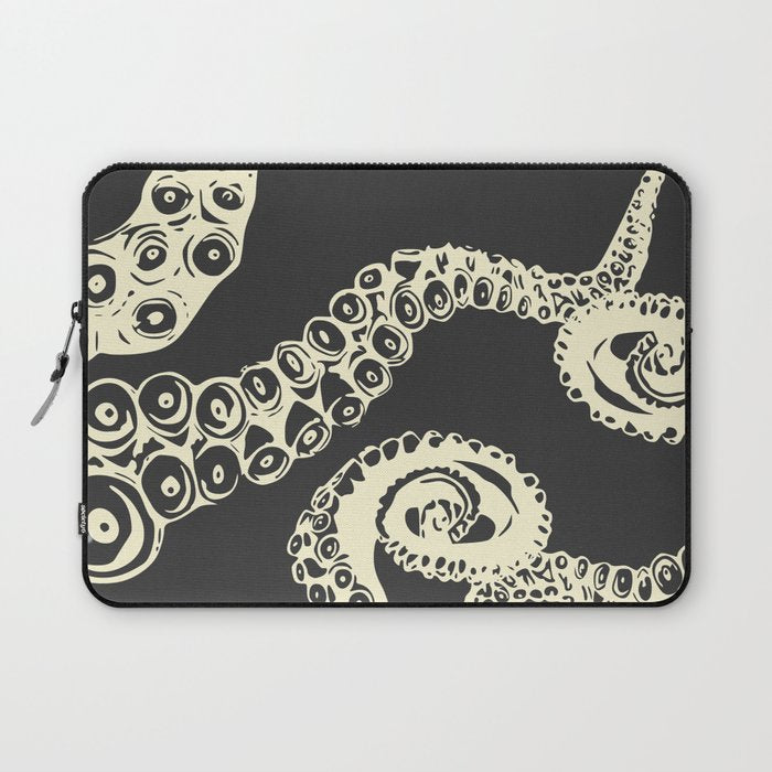 Vintage sea monster Laptop Sleeve Gallery Image 1