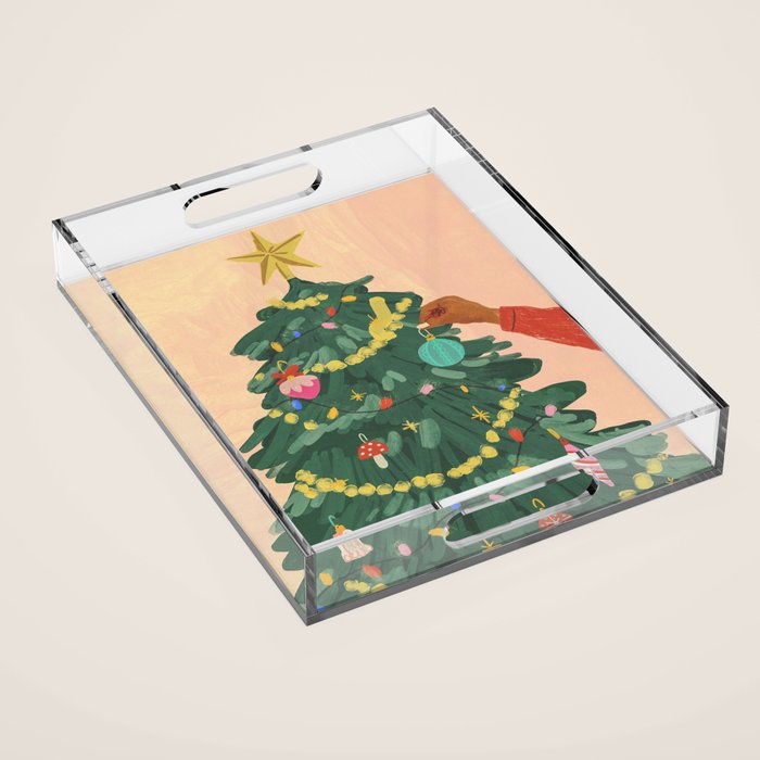 Holiday Season Acrylic Tray Gallery Image 1