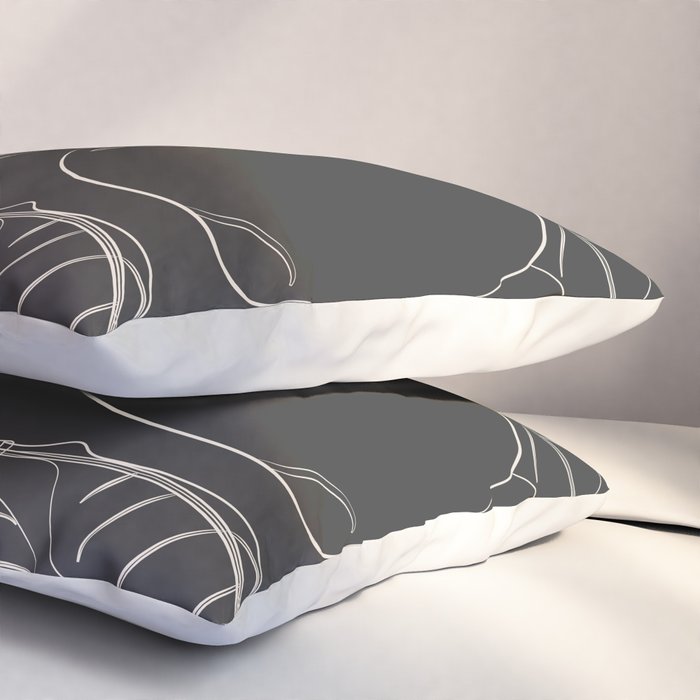 Lemons - Line Art 1 Pillow Sham Gallery Image 3