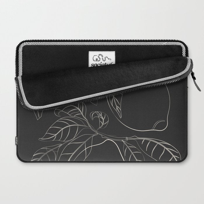 Lemons - Line Art 1 Laptop Sleeve Gallery Image 2
