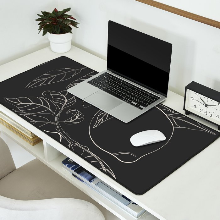 Lemons - Line Art 1 Desk Mat Gallery Image 2