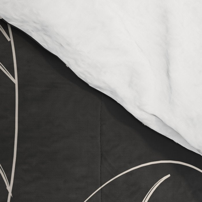 Lemons - Line Art 1 Comforter Gallery Image 4