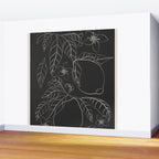 Lemons - Line Art 1 Wall Mural Gallery Image 2