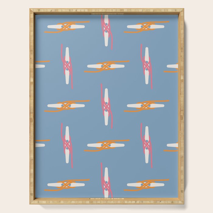 Boating Knot Pattern Serving Tray Gallery Image 1