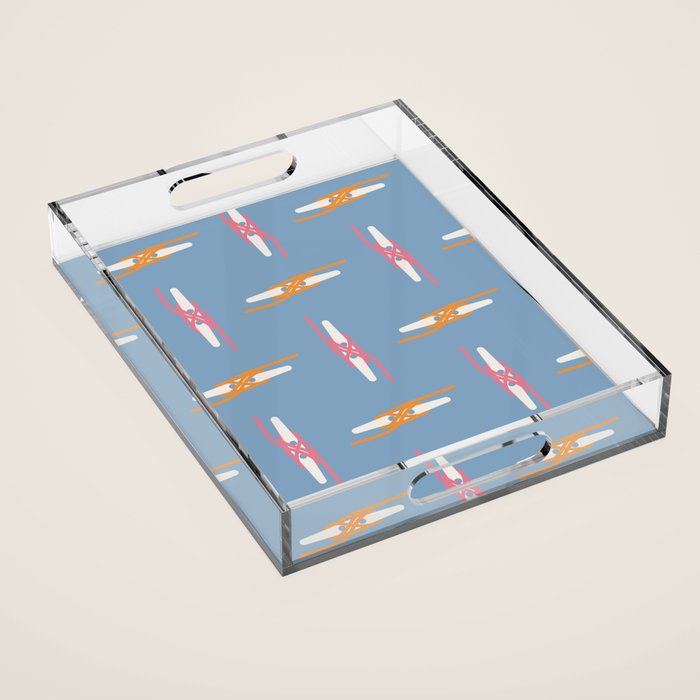 Boating Knot Pattern Acrylic Tray Gallery Image 1