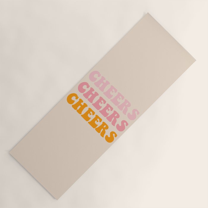 cheers cheers cheers Yoga Mat Gallery Image 1