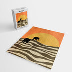 African Sunset Jigsaw Puzzle Gallery Image 2