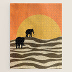 African Sunset Jigsaw Puzzle Gallery Image 1