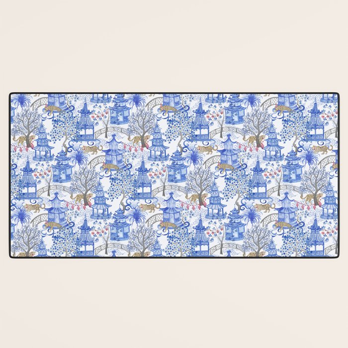 Party Leopards in the Pagoda Forest Desk Mat Gallery Image 3