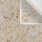 Gold cowhide Faux Cow Hide Metallic Print Wall Tapestry Gallery Image 3