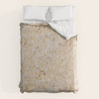 Gold cowhide Faux Cow Hide Metallic Print Comforter Gallery Image 6