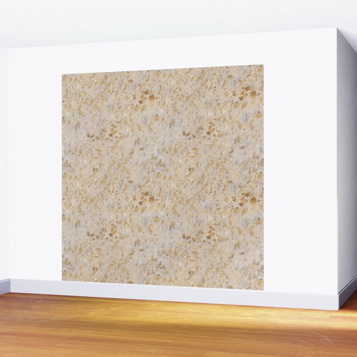 Gold cowhide Faux Cow Hide Metallic Print Wall Mural Gallery Image 2
